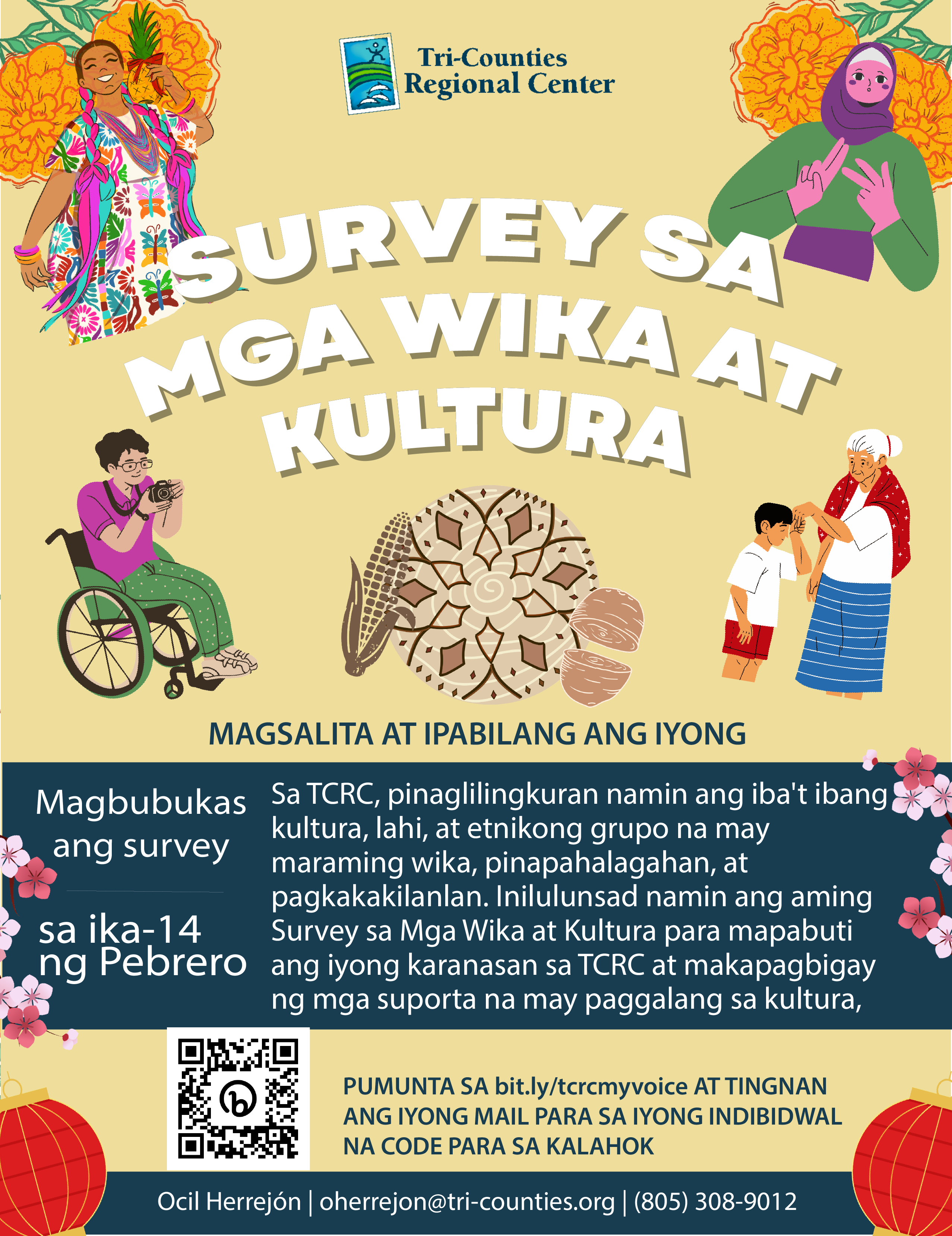 Culture And Languages Survey Flyer Print Tagalog Tri Counties   Culture And Languages Survey Flyer Print Tagalog 