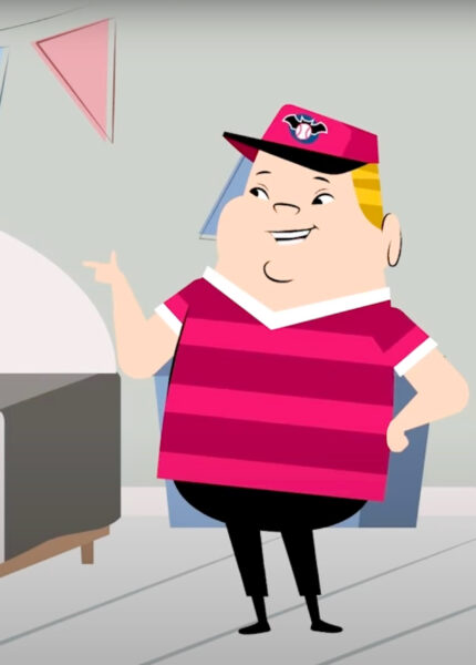 The character Steve from the HCBS animated series