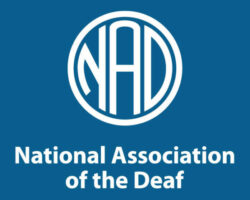 National Association of the Deaf logo